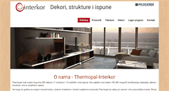 Desktop Screenshot of interkor-thermopal.com.hr